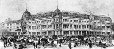 The Bon Marché Department Stores, Paris by Michel Charles Fichot